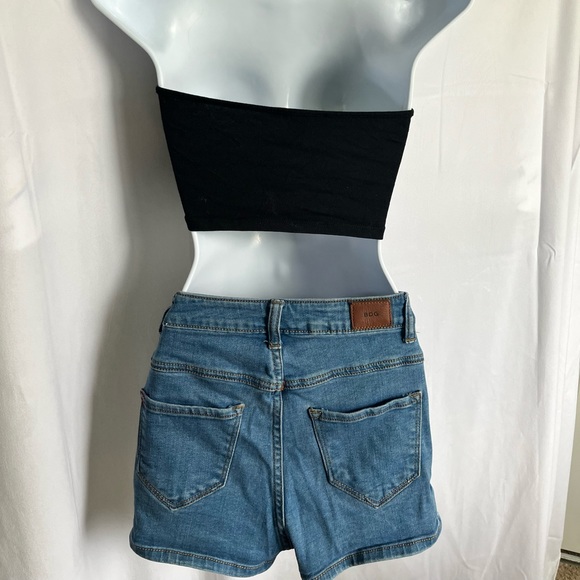 High Rise Jean Shorts - Picture 4 of 4